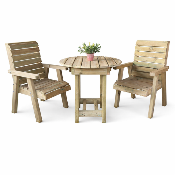 Churnet Valley Clover Bistro Table Set - 2C