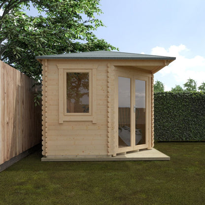 10x10 Bradwell | 28mm logcabin