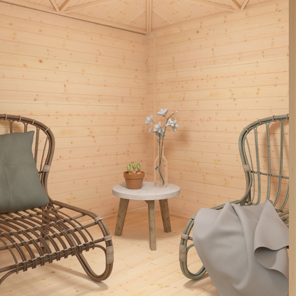 10x10 Bradwell | 28mm logcabin