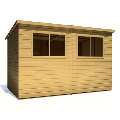 Shire Caldey Single Door 10x6 Shiplap Style A