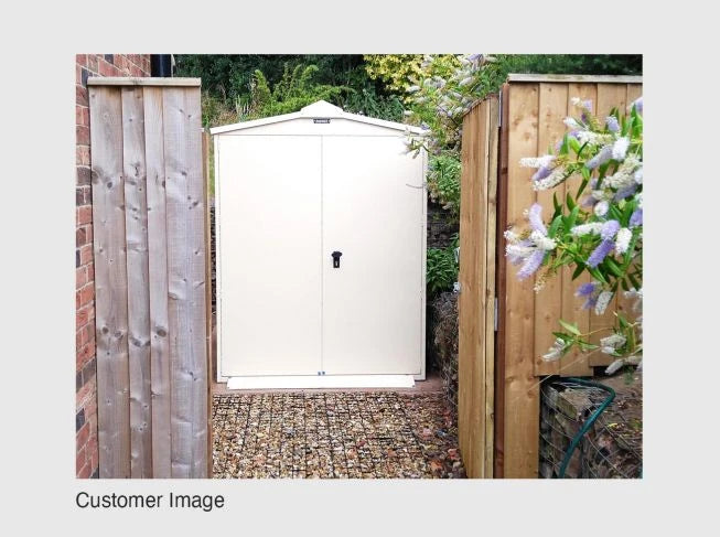 Asgard Metal Shed 5ft x 14ft (The Centurion P2) - Police Preferred Specification