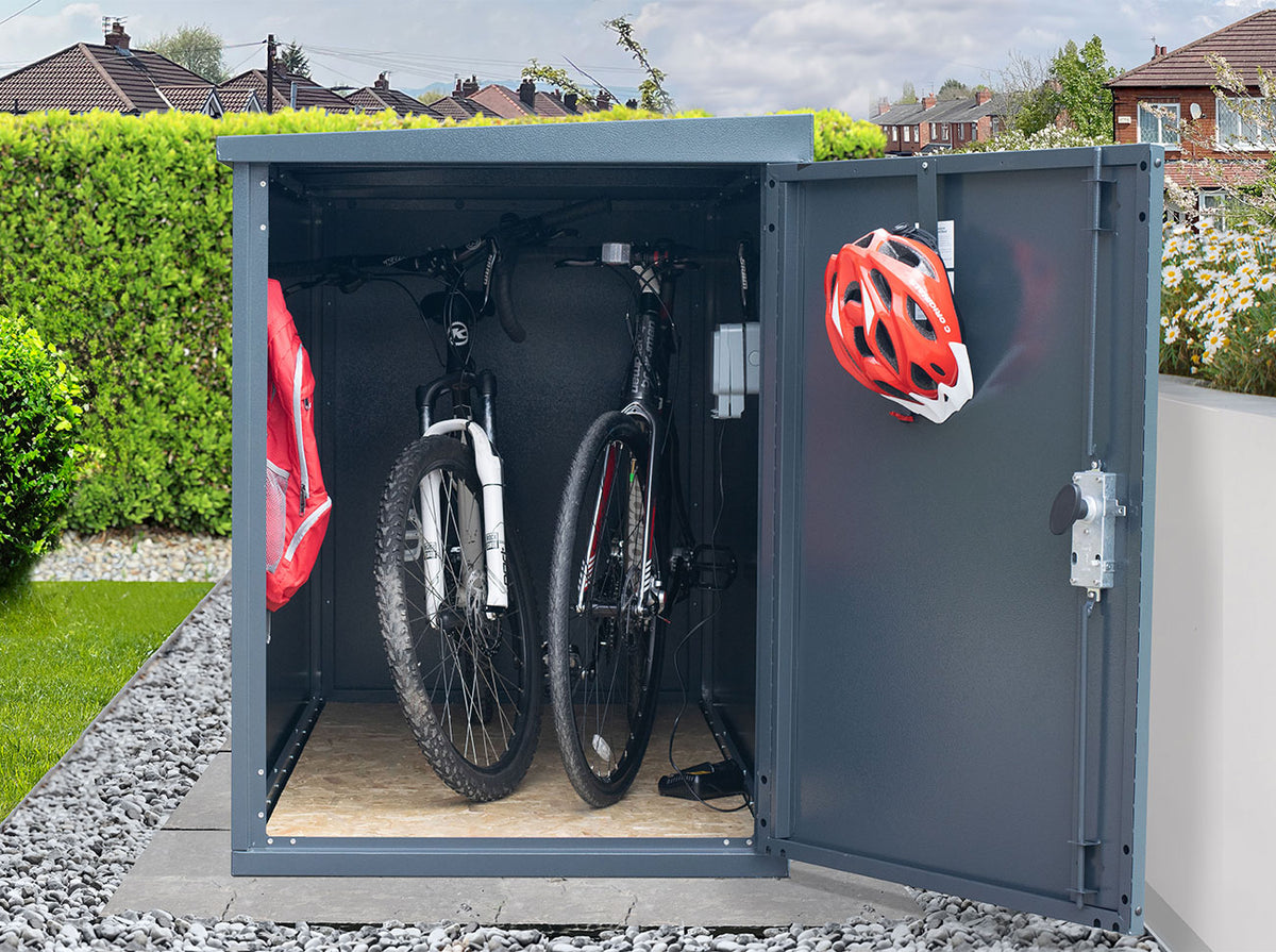 Asgard Cycle Locker two bike storage - detail 4