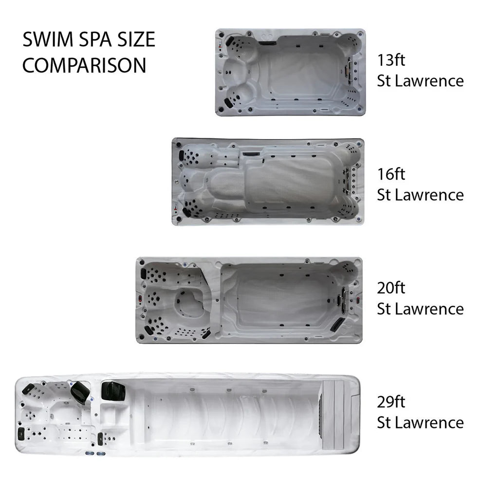 29ft Dual Temperature Swim Spa Fitness ETrainer