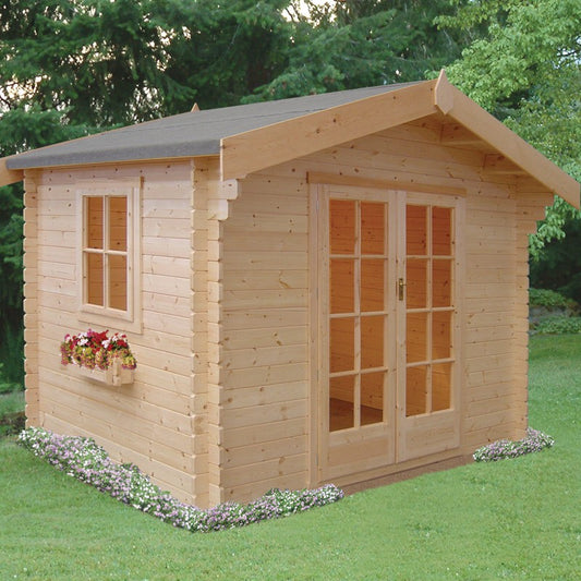 Shire Dalby 10Gx6 Log Cabin (28mm - 70mm Logs)