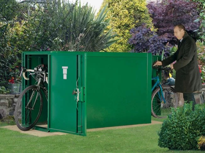 Asgard Double Ended Metal Bike Shelter