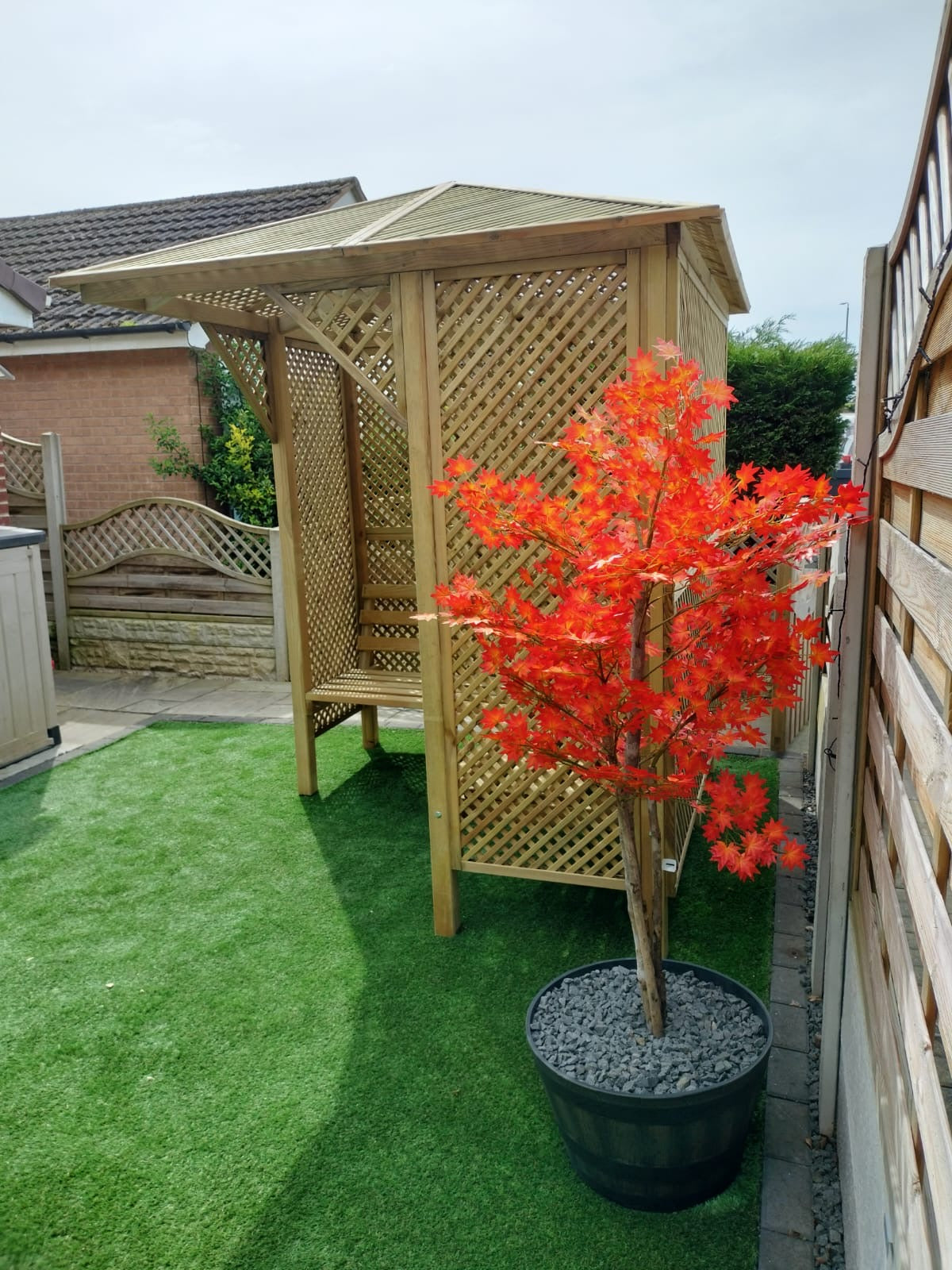 Shire Valencia Corner Arbour Pressure treated