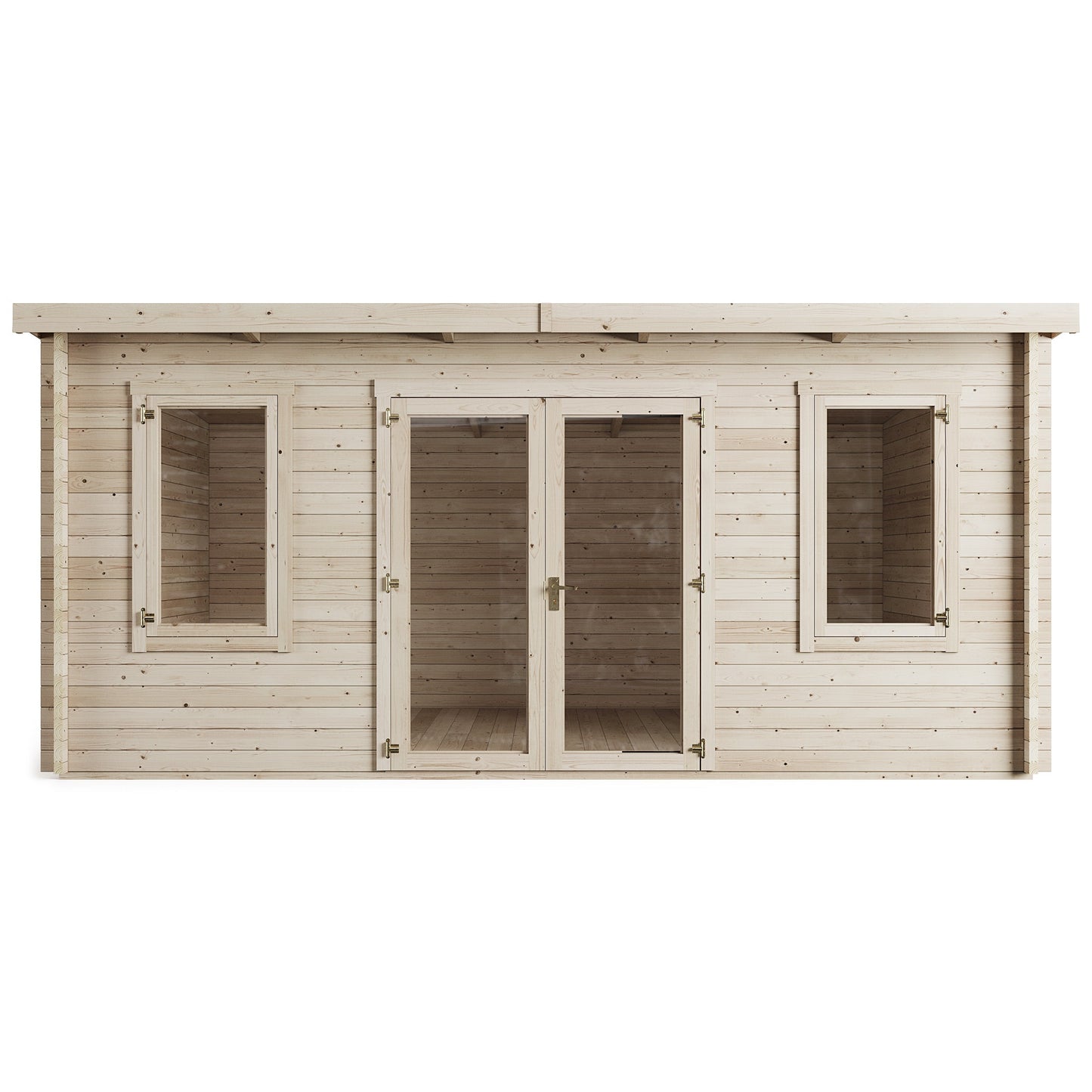 Store More Ashley Pent Log Cabin Garden Room - PT-5.0m x 4.0m