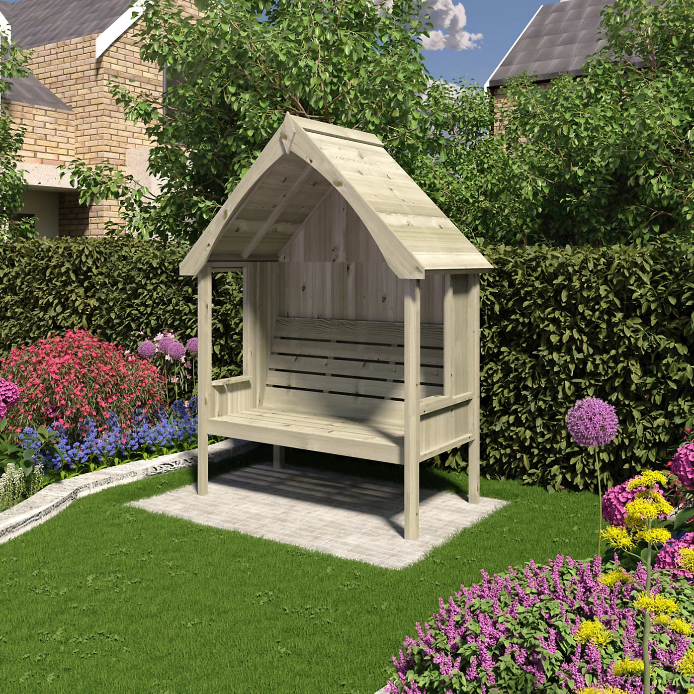 Shire Fern Nook 3 Seater Arbour NEW