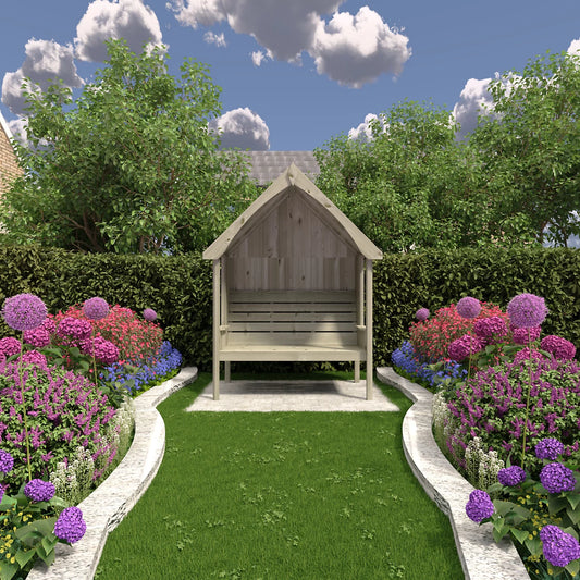Shire Fern Nook 3 Seater Arbour NEW