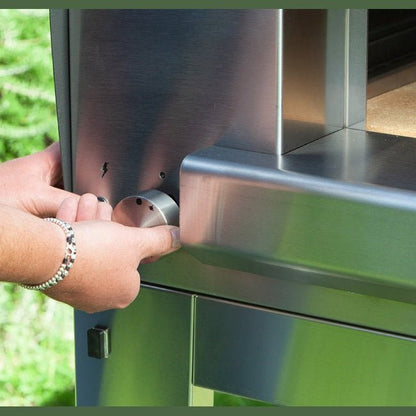 Mangiafuoco Build In Duel Fuel Pizza Oven - STAINLESS STEEL