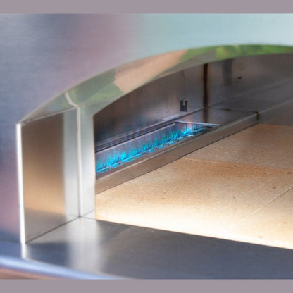 Mangiafuoco Build In Duel Fuel Pizza Oven - STAINLESS STEEL