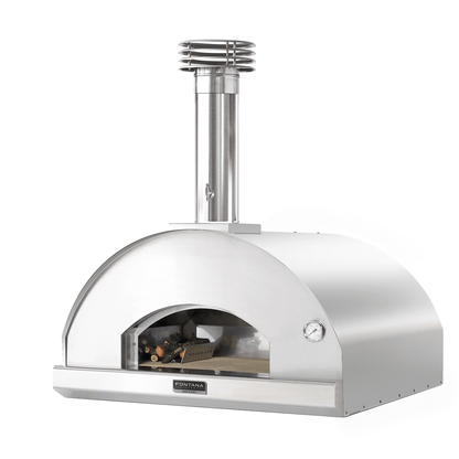Fontana Marinara Stainless Steel Dual Fuel Build-In Pizza Oven