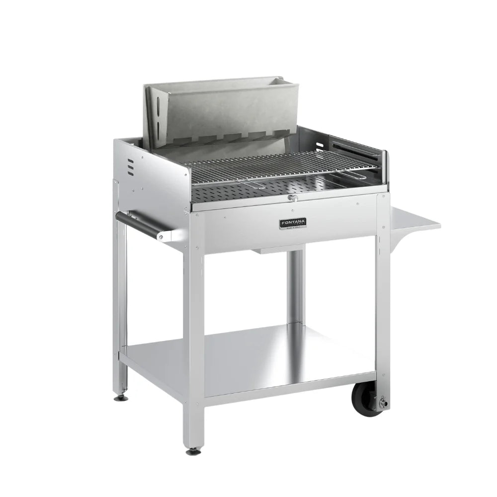 Fontana Tirreno Barbecue with Rotisserie – Premium Italian Wood & Charcoal Outdoor Grill