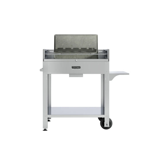 Fontana Tirreno Barbecue with Rotisserie – Premium Italian Wood & Charcoal Outdoor Grill