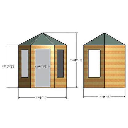 Shire Gazebo Summerhouse PT 6x6