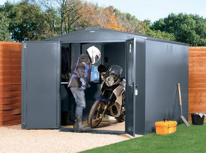 Asgard Motorbike Storage Garage 7ft x 9ft - Police Preferred Specification