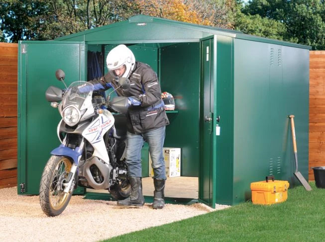 Asgard Motorbike Storage Garage 7ft x 9ft - Police Preferred Specification