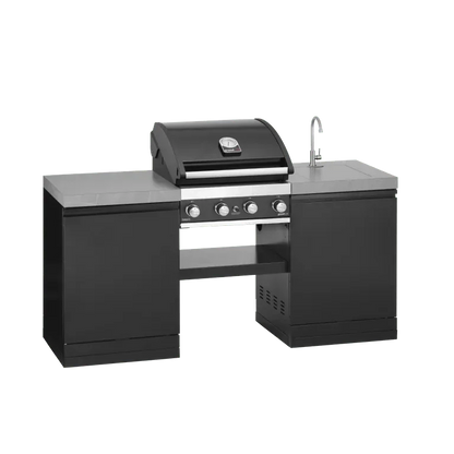 GrandPro 185 Outdoor Kitchen Premium Grill 4B with Sink