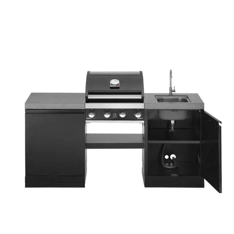 GrandPro 185 Outdoor Kitchen Premium Grill 4B with Sink