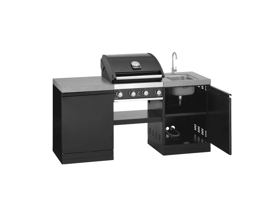 GrandPro 185 Outdoor Kitchen Premium Grill 4B with Sink