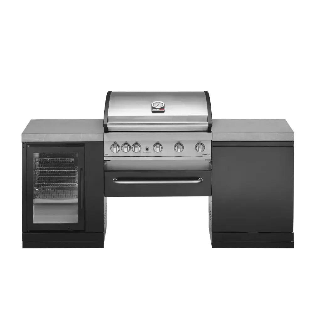 GrandPro 205 Outdoor Kitchen Elite Grill G5 with Fridge