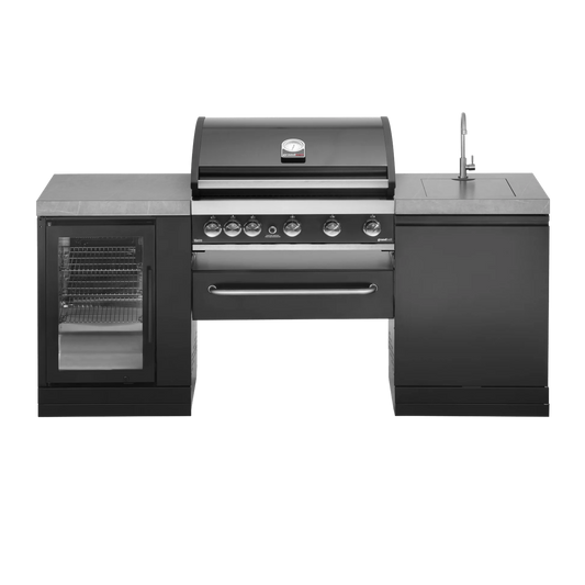GrandPro 205 Outdoor Kitchen Maxim Grill G5 with Fridge & Sink