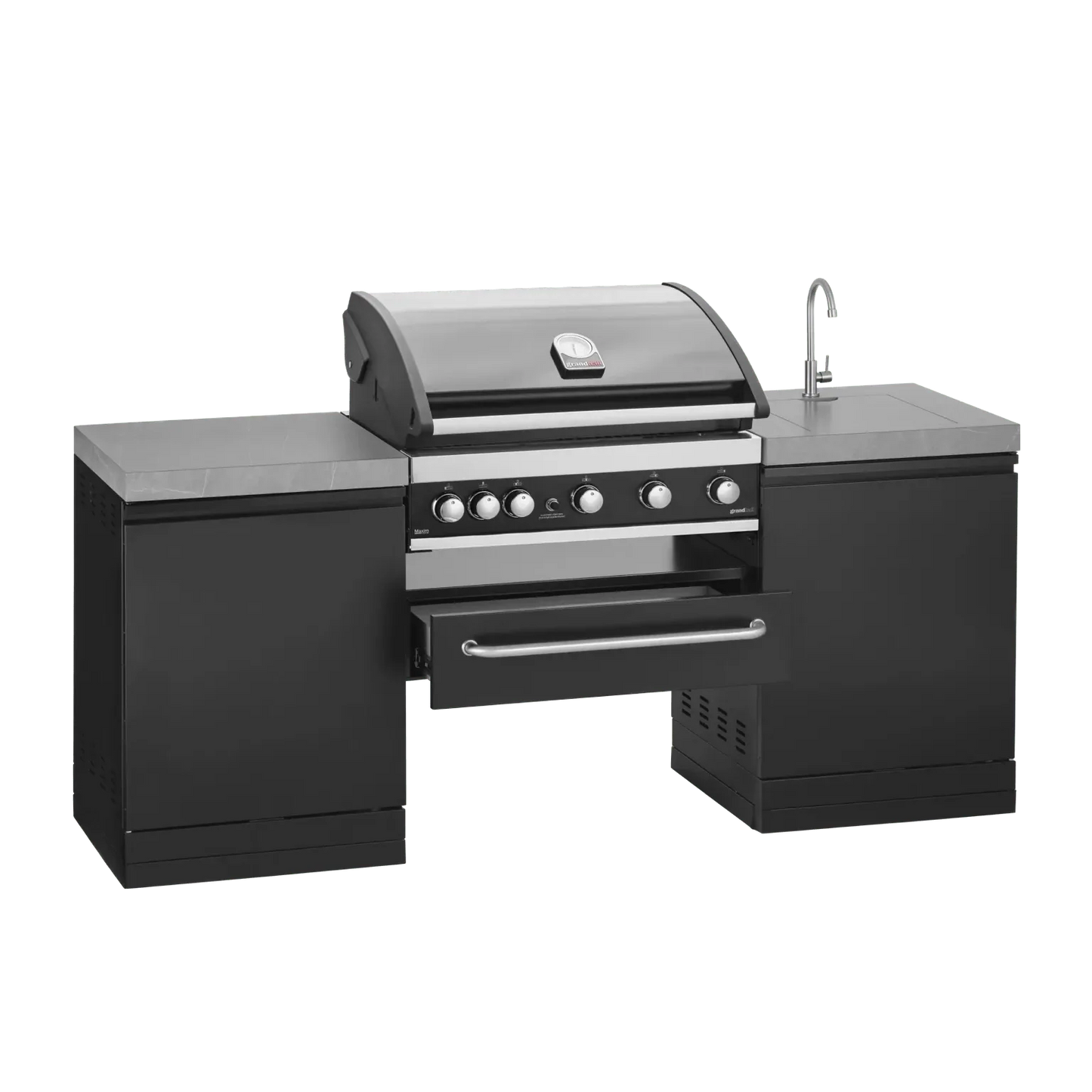 GrandPro 205 Outdoor Kitchen with Maxim G5 Gas BBQ & Built-in Sink
