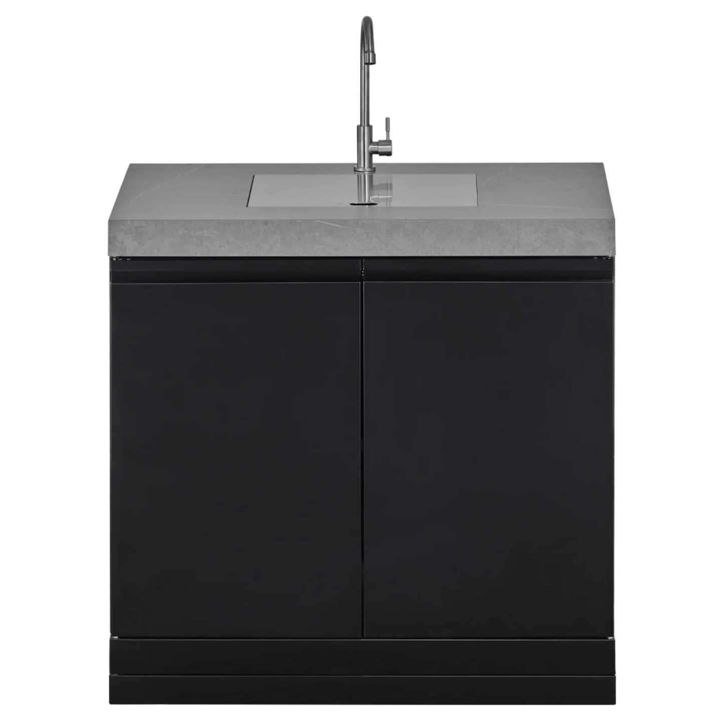 GrandPro 215 Crossray 4-Burner Outdoor Kitchen with Fridge & Sink