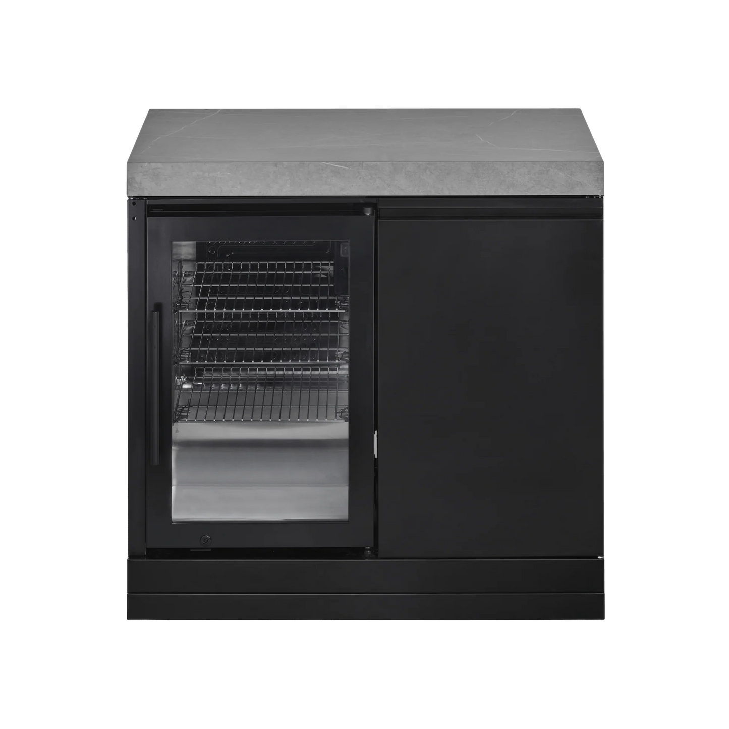 GrandPro 215 Crossray 4-Burner Outdoor Kitchen with Integrated Fridge