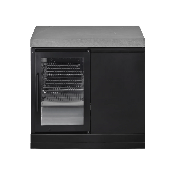 GrandPro 215 Crossray 4-Burner Outdoor Kitchen with Integrated Fridge