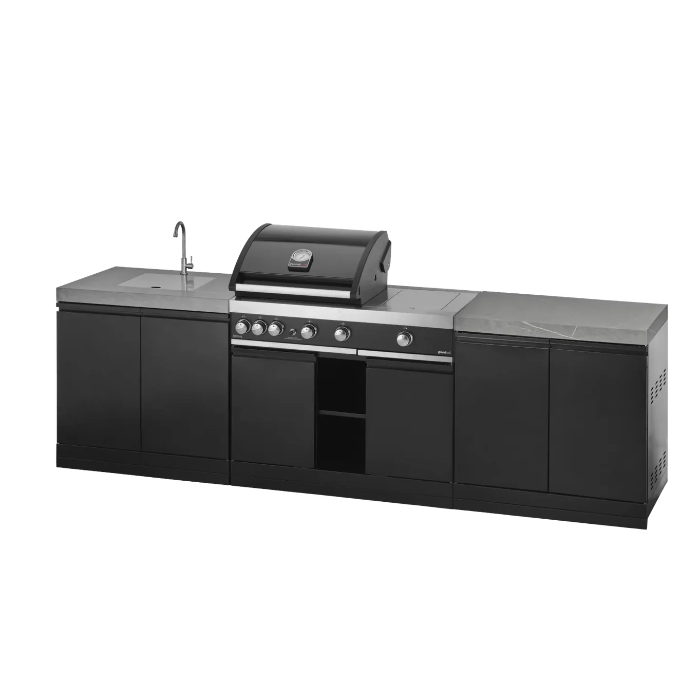 GrandPro 230 Premium G3 Plus Outdoor Kitchen with Built-In BBQ & Fridge