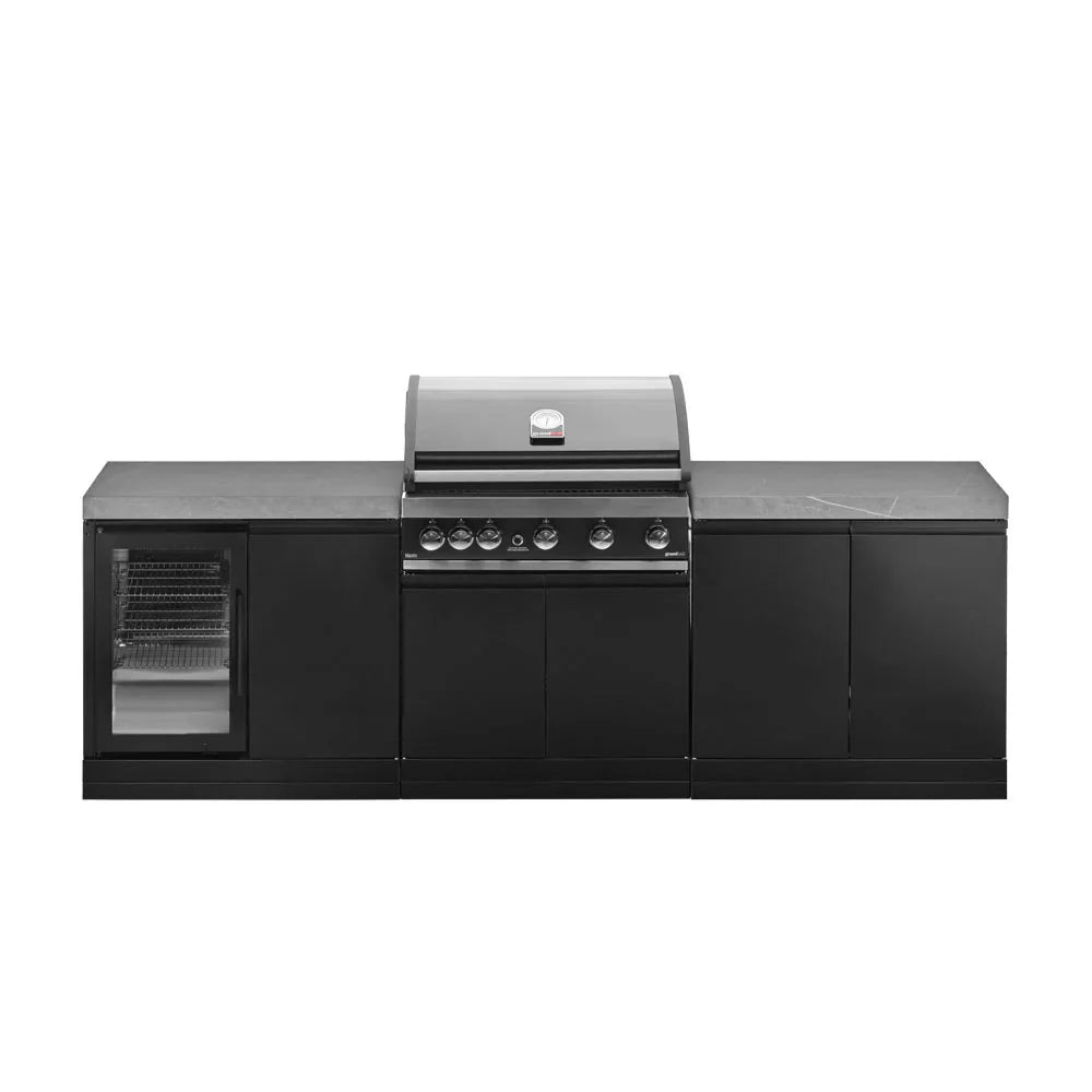 GrandPro 262 Maxim G5 Outdoor Kitchen with Built-In BBQ & Fridge