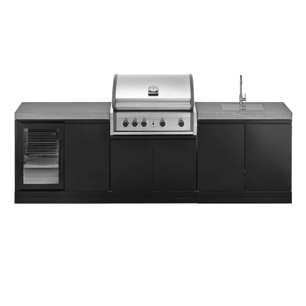 GrandPro 262 Pro Elite 4B Outdoor Kitchen with Fridge & Sink