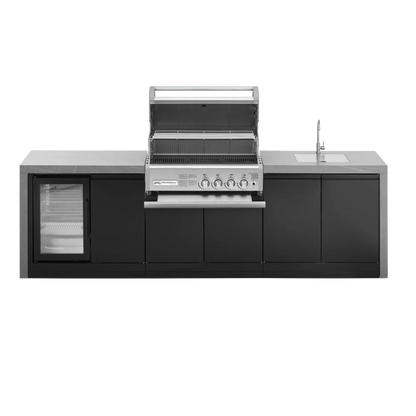 GrandPro 284 Crossray Outdoor Kitchen with Fridge & Sink