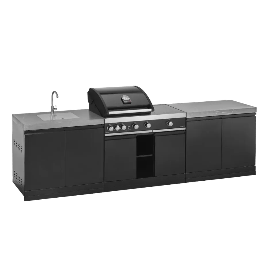 GrandPro 287 Premium G4 Plus Outdoor Kitchen with Sink – Built-In BBQ