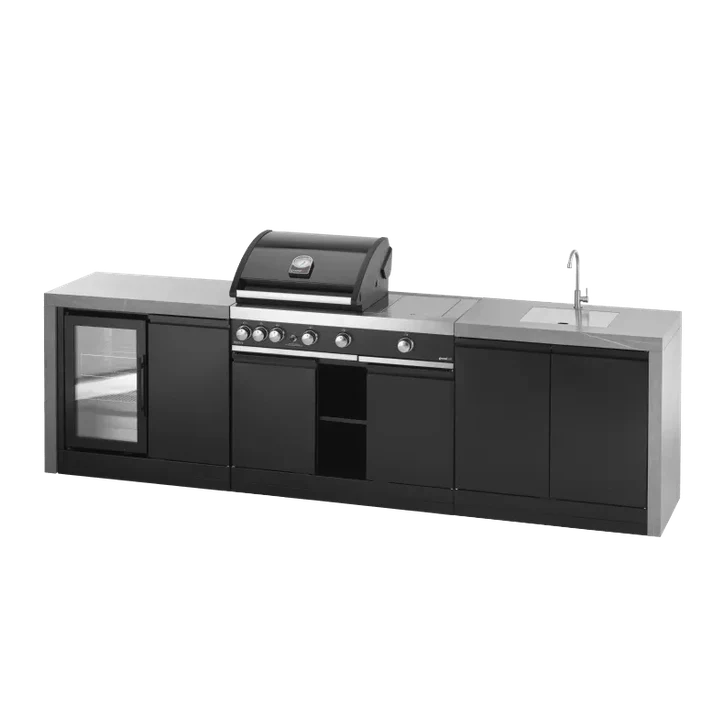 GrandPro 299 Premium G4 Plus Outdoor Kitchen with Fridge & Sink