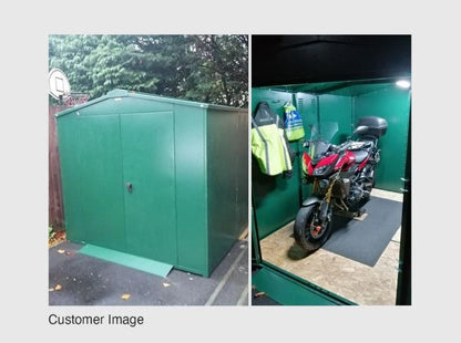 Asgard Motorbike Storage Garage 7ft x 9ft - Police Preferred Specification