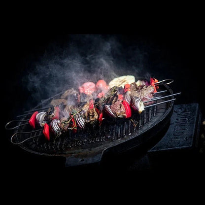 HOT WOK 32.5 cm Dual-Sided Grill Pan