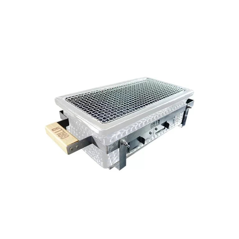 GRLLR Osaka Shichirin Table Grill – Ceramic Hibachi Rectangular BBQ