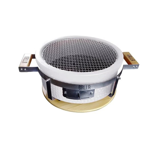 GRLLR Tokyo Shichirin Table Grill – Ceramic Hibachi Round BBQ