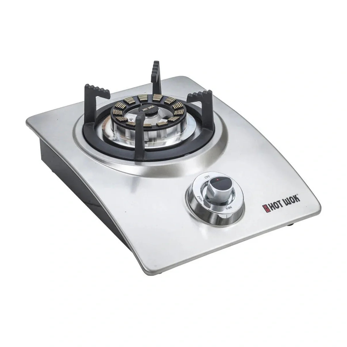 HOT WOK Silver Line 4.5 kW Gas Stove – Exclusive Wok Burner for Indoor & Outdoor Cooking