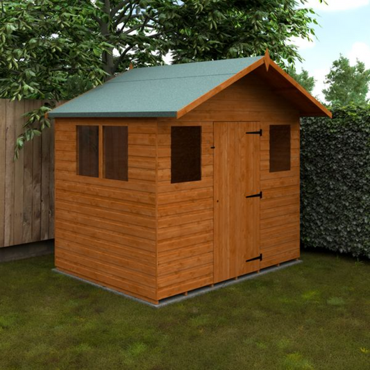 6x8w Cabin Shiplap