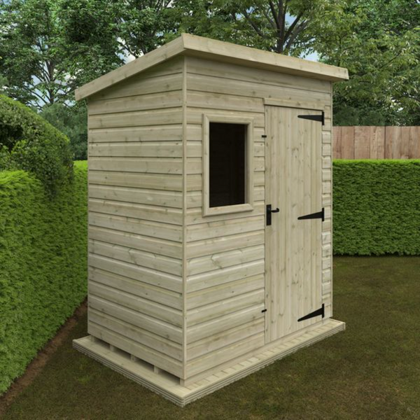 6x4 Tanalised Deluxe Pent