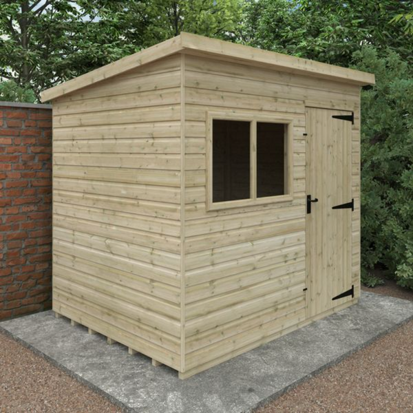 8x6 Tanalised Deluxe Pent