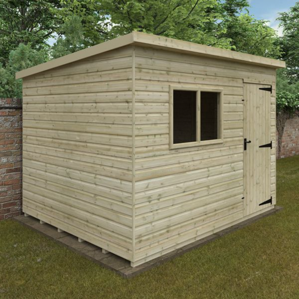 10x8 Tanalised Deluxe Pent