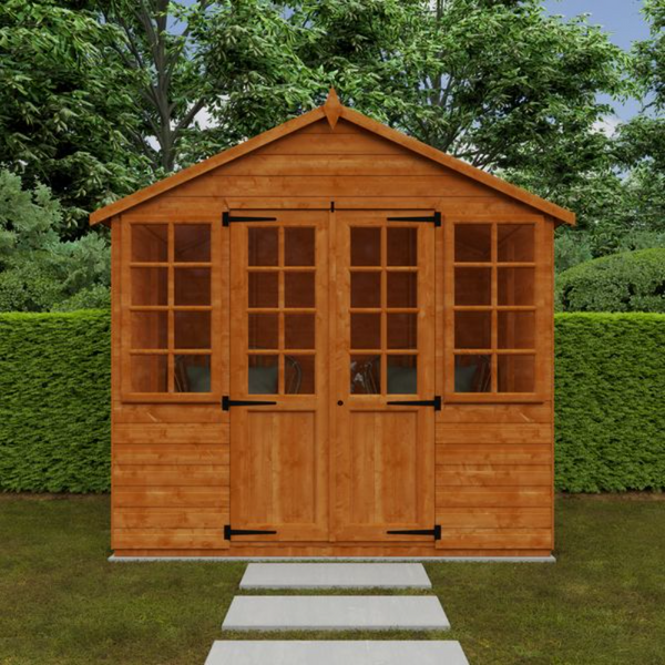 6x8 Full Pane Summerhouse (inc Side Windows)