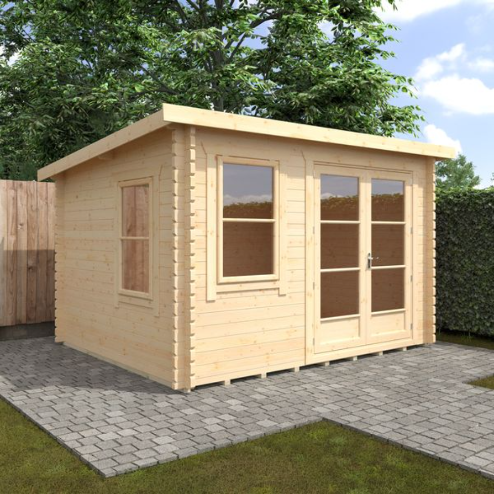 12x10 Belton 44mm Log Cabin