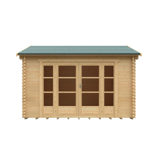 14x12 Bamber 44mm Log Cabin