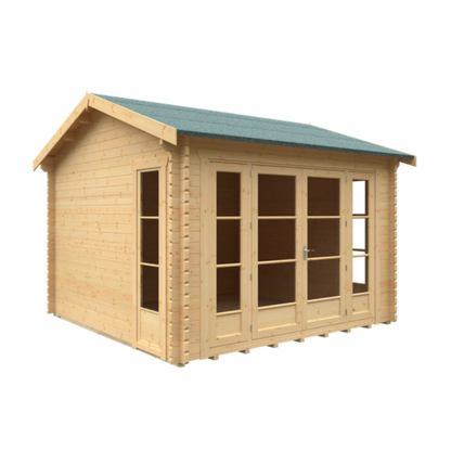 12x12 Bamber 44mm Log Cabin