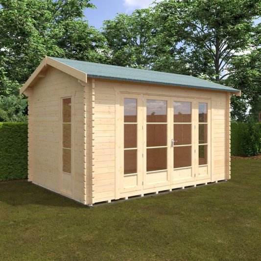 14x10 Bamber 44mm Log Cabin